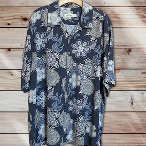 Joseph & Feiss Gray Silk Shirt